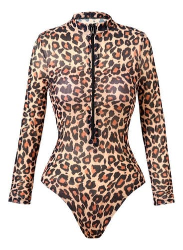 # Traje De Baño De Playa De Una Pieza Fino De Manga Larga - $412.71 en Mercado Libre | PrecioMX