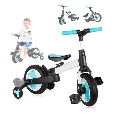 Triciclo Novangua 4 En 1 Transformable Asiento Mango Ajustables Verde Verde Claro - $2,264.94 en Mercado Libre | PrecioMX