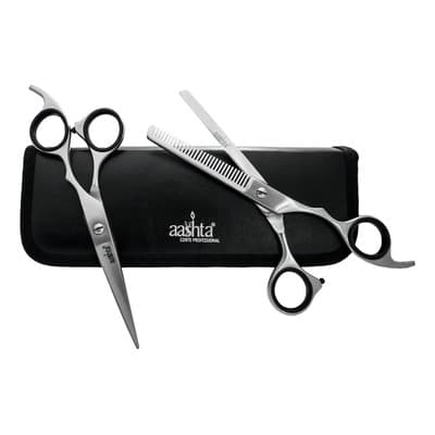 Estuche De Tijeras Para Estilista Barber Peluquero Aashta 6 Color Plateado Satinado - $379.05 en Mercado Libre | PrecioMX