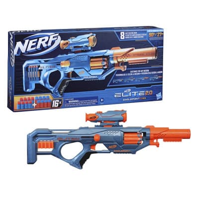 Lanzador Eaglepoint Rd-8 Nerf Elite 2.0, 16 Dardos, +8 Años Azul - $469.98 en Mercado Libre | PrecioMX