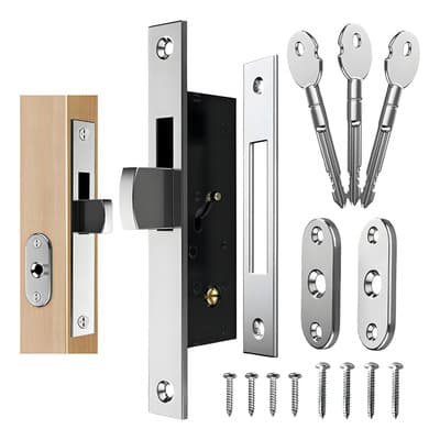 Eonspark Cerradura De Alta Seguridad Con Chapa Paleta Y Perfil De Aluminio, Cerradero Para Aluminio, Metal O Madera, 3 Llaves, Modelo 450 - $275.00 en Mercado Libre | PrecioMX