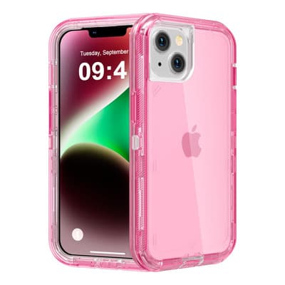 Funda Case De Uso Rudo 360 Para iPhone Transparente Antigolpes Con Marco Frontal 3 En 1 Desarmable Tpu + Pc Engrosamiento Múltiple Para Evitar Caídas Para iPhone 15 Plus 14 Plus Rosa Orilwoya - $98.00 en Mercado Libre | PrecioMX