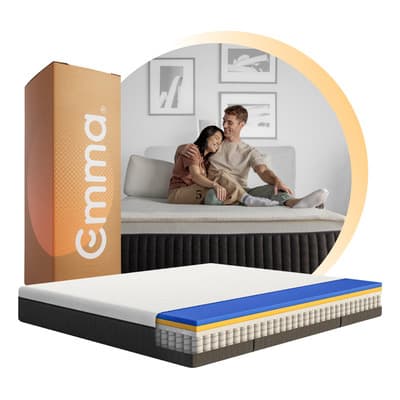 Colchón Emma Hybrid Individual | Memory Foam & Resortes Color Blanco/gris - $6,504.63 en Mercado Libre | PrecioMX