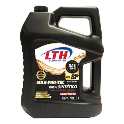Aceite Lth Motor Sintetico Max Pro Tec 10w30 - 5 Litros