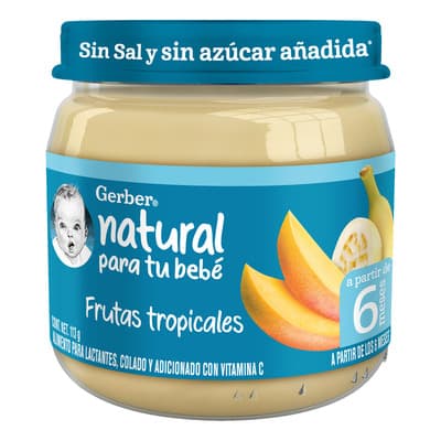 Papilla Gerber Etapa 2 Frutas Tropicales, A Partir De 6 Meses, Frasco De 113 G - $17.90 en Mercado Libre | PrecioMX