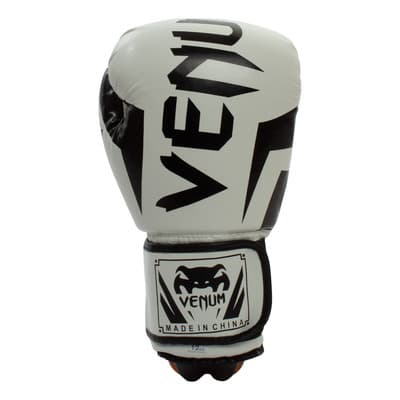 Guantes De Boxeo Kickboxing Correa De Velcro Entrenamiento Color Blanco Talla 12oz