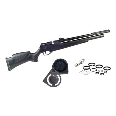 Rifle PCP AZTK T-Rex Cal 5.5 Regulador 900 fps Culata Polímero Negro