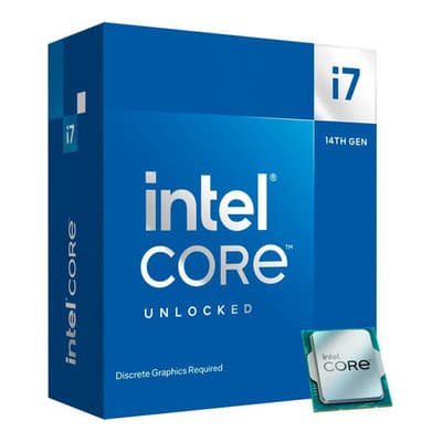 Procesador Intel Core i7-14700KF 20 Núcleos 5.6GHz LGA1700 DDR5 Gamer
