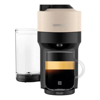 Cafetera Nespresso Vertuo Pop Color Beige + Cafe De
