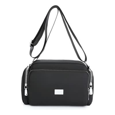 Bolsa Bandolera Mujer Moda Dama Crossbody Gran Capacidad Color Negro