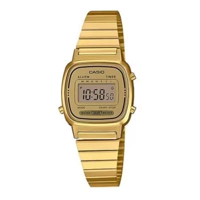 Reloj Casio La670 Dama Retro Clasico Original Color De La Correa Dorado Color Del Bisel Dorado Color Del Fondo Neutro - $1,033.00 en Mercado Libre | PrecioMX