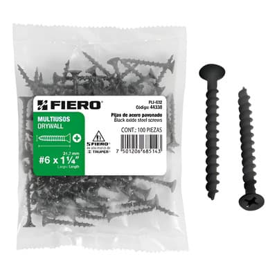 Pija Multiusos No. 6 X 1-1/4' Fiero 44338 - $53.10 en Mercado Libre | PrecioMX