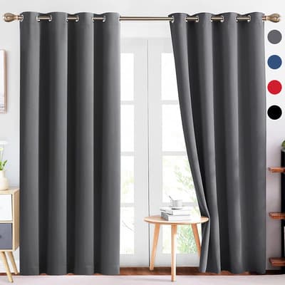 Cortinas Blackout Teker Ventana 280x220cm Dormitorio Sala 2 Panele