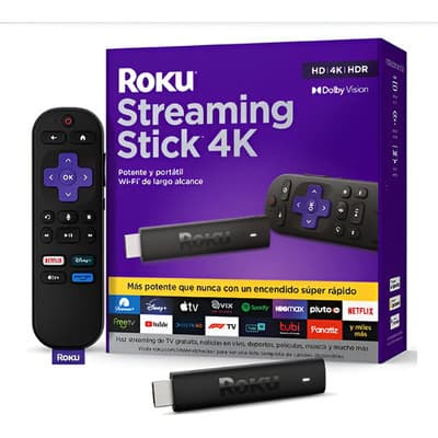 Dispositivo Roku Streaming Stick 4k Con Hdmi Wifi 3820r Negro - $999.00 en Mercado Libre | PrecioMX