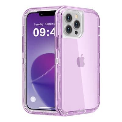 Funda Case De Uso Rudo 360 Para iPhone Transparente Antigolpes Con Marco Frontal 3 En 1 Desarmable Tpu + Pc Engrosamiento Múltiple Para Evitar Caídas Para iPhone 13 Promax 12 Promax Violeta Orilwoya - $98.00 en Mercado Libre | PrecioMX