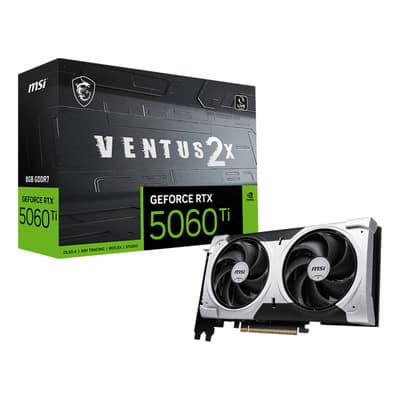 Tarjeta De Video Msi Rtx 5060 Ti 8g Ventus 2x Plus 8gb Gddr7 - $10,409.00 en Mercado Libre | PrecioMX