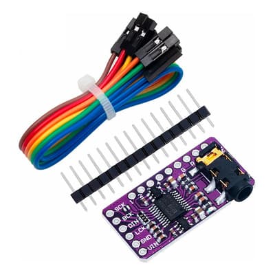 Pcm5102a Dac Interfaz I2s Para Reproductor De Formato Phat Color Violeta - $105.66 en Mercado Libre | PrecioMX