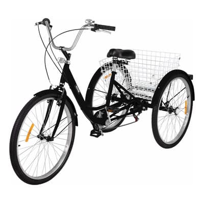 Vevor Triciclo Adultos 7 Velocidades Bicicleta 20 PuLG Cesta - $7,599.05 en Mercado Libre | PrecioMX