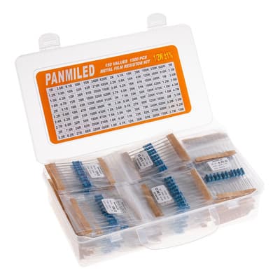 Kit Resistencias Óxido Metal Panmiled 1500p 150 Valores 1/2w 1%