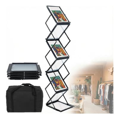 Flexiverse Exhibidores Acrilico Para Folletos Para Expos Puede Doblarse Negro - $799.00 en Mercado Libre | PrecioMX