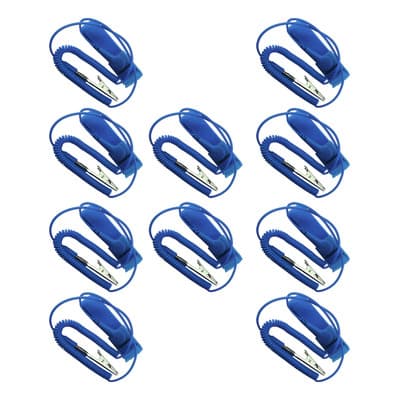 Tecneu 10 Pulseras Antiestáticas De Seguridad Electrónica Banda Proteccion Electrostática Esd - $199.41 en Mercado Libre | PrecioMX