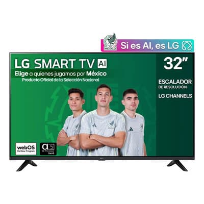 Pantalla 32 Pulgadas LG Smart Tv Ai 2025 32lr600bpsc, Sistema Operativo Webos, Hdr10 / HLG, LG Channels, Game Optimizer - $3,229.00 en Mercado Libre | PrecioMX