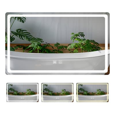 Espejos Inteligente Baño 3 Modo Modernas 60*100cm Antivaho Marco A - $1,212.00 en Mercado Libre | PrecioMX