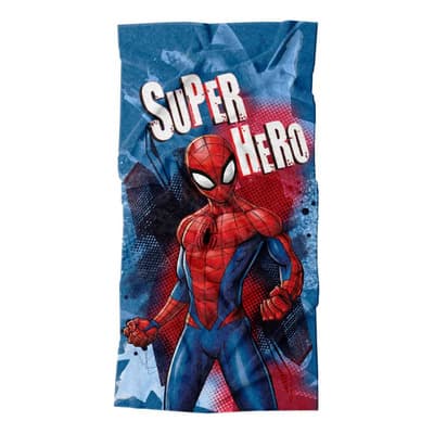 Toalla Premium Para Baño 75x147 Cm Spiderman Hero Color Azul - $171.75 en Mercado Libre | PrecioMX