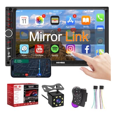 Autoestéreo Hivoz 7 Pulgadas Mp5 Estéreo 1din Mirrorlink Pantalla Táctil Y Cámara Estereo Pantalla Auto Estereo De... Negro - $498.78 en Mercado Libre | PrecioMX
