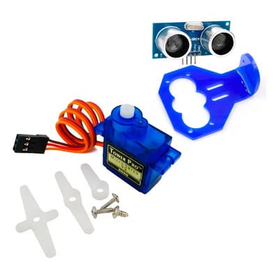 Tecneu Servomotor Sg90 1.6kg + Sensor Ultrasonico Distancia Hc-sr04 + Soporte Acrilico - $93.54 en Mercado Libre | PrecioMX