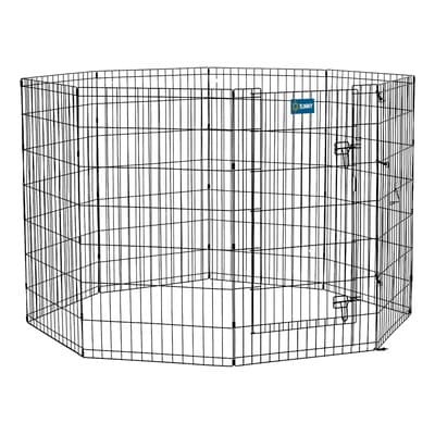 Jaula Tipo Corral Plegable Para Mascotas | Interior Y Exterior | 8 Paneles | 4.8 M De Largo | 76cm De Alto Negro - $931.19 en Mercado Libre | PrecioMX