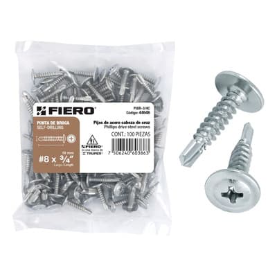 Pija Cabeza De Cruz Punta Broca 3/4'' Fiero 44646 - $60.70 en Mercado Libre | PrecioMX