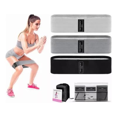Set De 3pcs Bandas Ejercicio De Cadera Cnbts 3 Niveles De Resistencia Para Fitness Fit Body, Bandas De Resistencia Ejercicio Banda Ligas Exercício Yoga Kit 3pcs Negro, Gris Oscuro, Gris Claro - $134.50 en Mercado Libre | PrecioMX