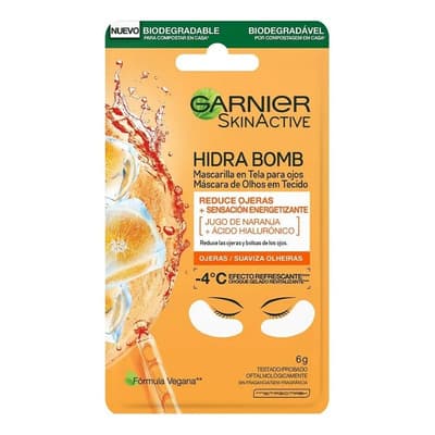 Parches Para Ojos Garnier Hidra Bomb Con Ácido Hialurónico Hidratante 6g - $16.50 en Mercado Libre | PrecioMX
