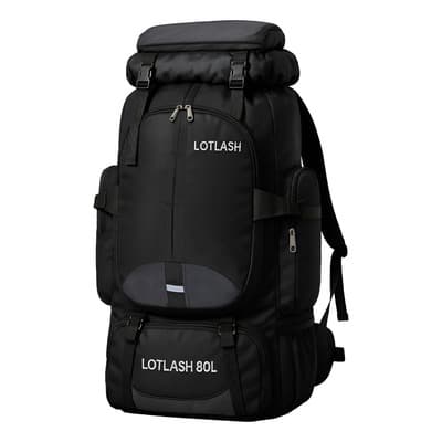 Mochila Militar Táctica De 80 L Para Camping Y Senderismo Impermeable Negro - $298.99 en Mercado Libre | PrecioMX