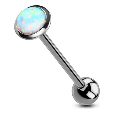Titanio Azul Lavanda Piercing Lengua 14g De Rosca Interna - $99.00 en Mercado Libre | PrecioMX