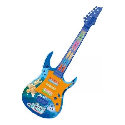 Guitarra Electrónica Musical Multifunción Para Niños Color Azul - $268.50 en Mercado Libre | PrecioMX