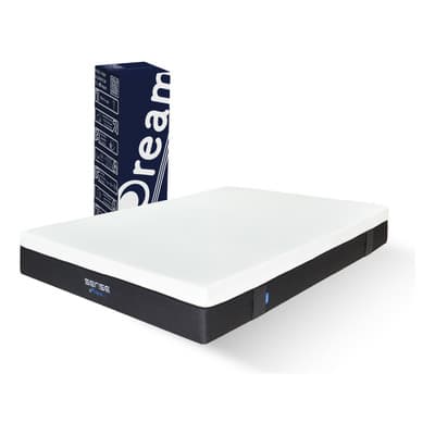 Udream Sense Colchón En Caja Queen Size Memory Foam Gel Color Blanco/Negro