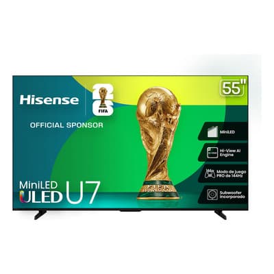 Hisense Smart TV Pantalla 55 Pulgadas ULED 55U7QG Google TV - $9,899.00 en Mercado Libre | PrecioMX