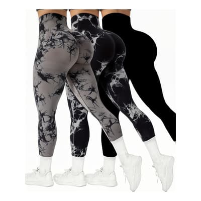 3pz Legging Deportivos Mujer Ropa Licras Colombiana Gym Dama