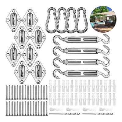 Flexiverse Kit De Instalación Para Malla Sombra Tensores Armellas 100pz Plateado - $248.50 en Mercado Libre | PrecioMX