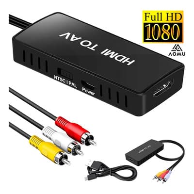 Aomu Hdmi Un Convertidor De Rca, Hdmi Av Compuesto Un Vídeo Adapt Aomu - $135.00 en Mercado Libre | PrecioMX