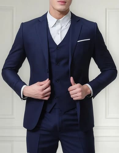 Alta Calidad Casual Slim Fit Traje De Hombre De Color Sólido - $500.94 en Mercado Libre | PrecioMX