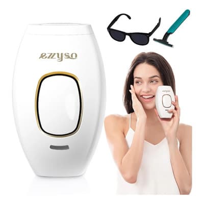 Ipl Depiladora De Luz Pulsada Laser Permanente Sin Dolor Ipl Depiladora De Pulsada Permanente Láser Facial Y Corpora Depiladora Profesional Permanente De Ipl Ezzyso T01 Color Blanco - $296.67 en Mercado Libre | PrecioMX