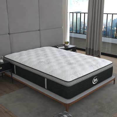 Colchón Serta Matrimonial Memory Kool Comfort Hipoalergénico Anti-acaros Y Bacterias