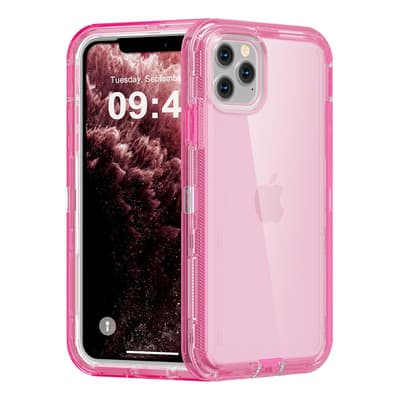 Funda Case De Uso Rudo 360 Para iPhone Transparente Antigolpes Con Marco Frontal 3 En 1 Desarmable Tpu + Pc Engrosamiento Múltiple Para Evitar Caídas Para iPhone 11 Pro Rosa Orilwoya - $98.00 en Mercado Libre | PrecioMX