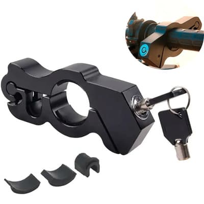 Candado Para Moto Bloqueo Manillar Antirrobo Palanca Freno Negro - $147.42 en Mercado Libre | PrecioMX
