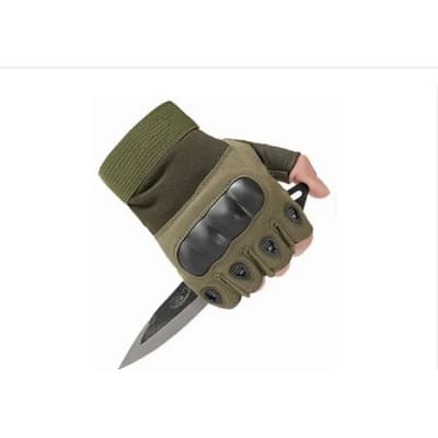 Guantes Tácticos Medio Dedo Foofoo Verde Oscuro Xl Motocicleta Bicicleta - $75.03 en Mercado Libre | PrecioMX