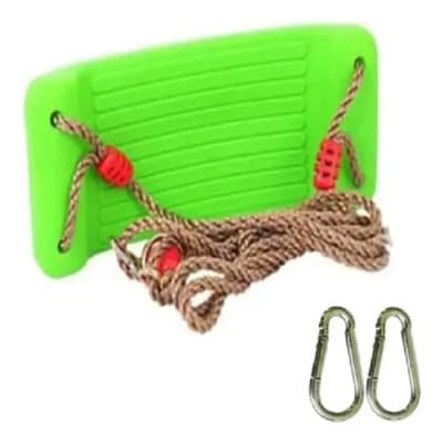 Columpio Niños Juegos Infantiles Jardín Exterior Interiores Verde - $217.54 en Mercado Libre | PrecioMX