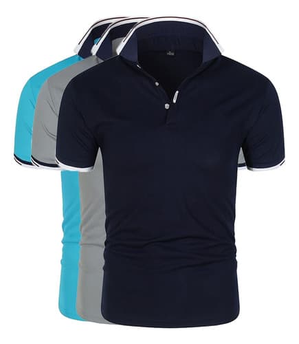 Playeras Caballero Camisa Casual Manga Corta Moda 3pcs - $281.08 en Mercado Libre | PrecioMX